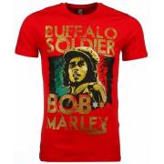 Local Fanatic Bob Marley Buffalo Soldier - T Shirt Herr - 51010R Red, ...