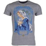 Local Fanatic Mary Print - Man T Shirt - 51006G Gray, Herr