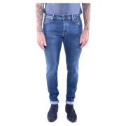 Re-Hash Skinny Denim Jeans för Män Blue, Herr