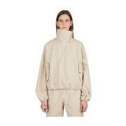 JW Anderson Lekfull Asymmetrisk Track Jacket Beige, Dam