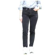 Islow Corduroy Slim 7/8 Byxor Black, Dam