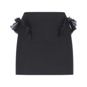 Nensi Dojaka Svart kjol med stil Black, Dam