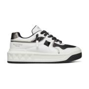 Valentino Garavani Multifärgade Läder Sneakers med Chunky Sula White, ...