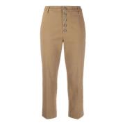 Dondup Brun Stretch-Bomullsbyxor Brown, Dam