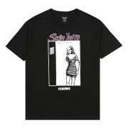 Pleasures Bomullstryck T-shirt Black, Herr