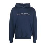 Sporty & Rich Athletic Club Hoodie Blue, Dam