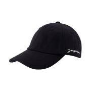 Jacquemus Le Casquette Basebollkeps Black, Dam