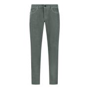 Re-Hash Slim Fit Corduroybyxor Gray, Herr