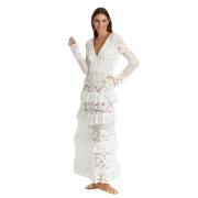 La DoubleJ Broderad spetsklänning inspirerad av Footloose White, Dam