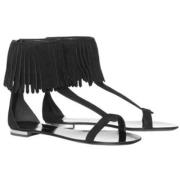 Giuseppe Zanotti Pre-owned Pre-owned Mocka sandaler Black, Dam