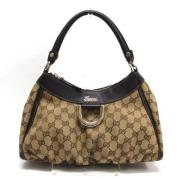 Gucci Vintage Pre-owned Beige Canvas Gucci Abbey Beige, Dam