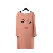 Moschino Pre-Owned Pre-owned Polyester klnningar Pink, Dam