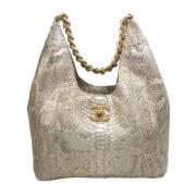 Chanel Vintage Pre-owned Läder handvskor Beige, Dam