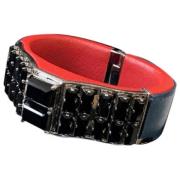 Prada Vintage Pre-owned Läder armband Black, Dam