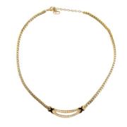 Dior Vintage Pre-owned Guld halsband Yellow, Dam