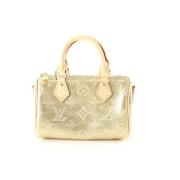 Louis Vuitton Vintage Pre-owned Tyg louis-vuitton-vskor Yellow, Dam