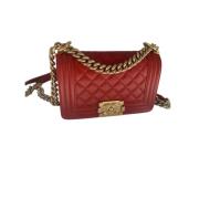 Chanel Vintage Pre-owned Läder chanel-vskor Red, Dam