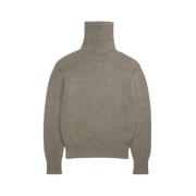 Ami Paris Klassisk Crew-neck Sweater Gray, Herr