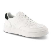 Cult Trendiga Tennisinspirerade Sneakers White, Dam
