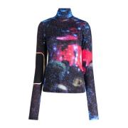 MM6 Maison Margiela Modern Stickad Turtleneck Multicolor, Dam