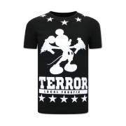 Local Fanatic Monsieur T Shirt Terror Mouse Black, Herr