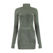 Dion Lee Salvia grön stretch viskosblandning miniklänning Green, Dam