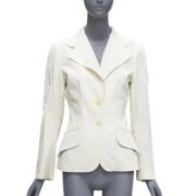 Dolce & Gabbana Pre-owned Pre-owned Bomull ytterklder Beige, Dam