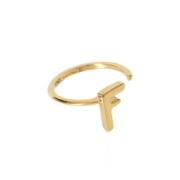 Fendi Vintage Pre-owned Metall ringar Yellow, Dam