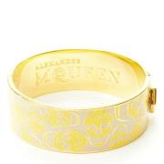 Alexander McQueen Pre-owned Pre-owned Metall armband Yellow, Dam