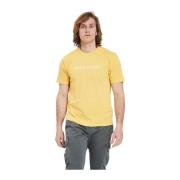 Jacob Cohën Tryckt T-shirt med rund hals Yellow, Herr