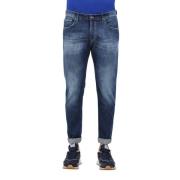 Dondup Reguljär Denim Stretch Jeans Icon Blue, Herr