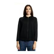 Marina Rinaldi Stilfull Fleece Tröja Black, Dam