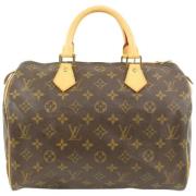 Louis Vuitton Vintage Förhandsägd Speedy 30 Monogram Handväska Brown, ...