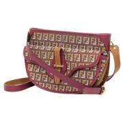 Fendi Vintage Pre-owned duk fendi-väskor Purple, Dam