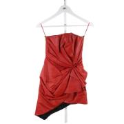 Alexandre Vauthier Pre-owned Pre-owned Läder klnningar Red, Dam