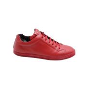 Fendi Vintage Pre-owned Läder sneakers Red, Herr