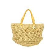 Michael Kors Pre-owned Pre-owned Canvas totevskor Yellow, Dam