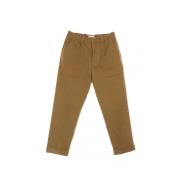 Amish Leather Trousers Brown, Herr