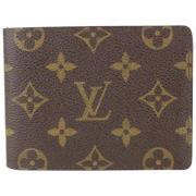 Louis Vuitton Vintage Ra0968 Läderplånböcker Brown, Dam