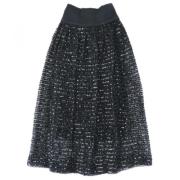 Chanel Vintage Begagnade Tygbyxor-Shorts-Kjolar Black, Dam
