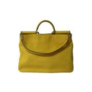 Dolce & Gabbana Pre-owned Pre-owned Leather handbags Yellow, Dam