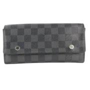 Louis Vuitton Vintage Begagnade plånböcker Gray, Dam