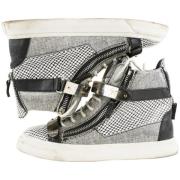 Giuseppe Zanotti Pre-owned Pre-owned Läder sneakers Gray, Dam