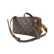 Louis Vuitton Vintage LV Väskor i Coated Canvas Brown, Dam