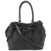 Prada Vintage Begagnad handväska Black, Unisex