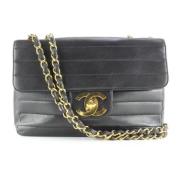 Chanel Vintage Andrahands Axelväska Black, Dam