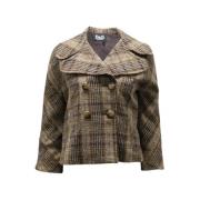 Dolce & Gabbana Pre-owned Pre-owned Wool outerwear Brown, Dam
