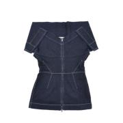 Stella McCartney Pre-owned Topp 40 det Blue, Dam