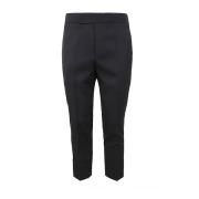 Sapio Cropped Trousers Black, Herr