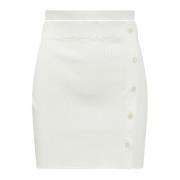 Andrea Adamo Pencil Skirts White, Dam